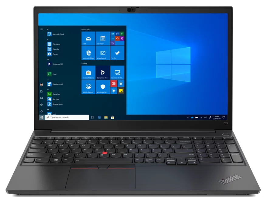 Thinkpad E15 Gen 2 Business Mobile pc 15.6" FHD (1920 x 1080) Non-Touch, 11th Gen Core i7-1165G7, 32GB RAM, 1TB SSD, Iris Xe Graphics, Windows 10 Pro
