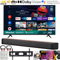 Hisense 65A6G 65 Inch A6G Series 4K UHD Smart TV with Dolby Vision HDR (2021) Bundle with Deco Home 60W 2.0 Ch Soundbar + 37"-70" TV Wall Mount + Premiere Movies Streaming + 6-Outlet Surge Adapter