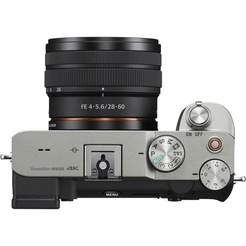 a7C Mirrorless Camera with 28-60mm Lens (Silver) - ILCE7CL/S