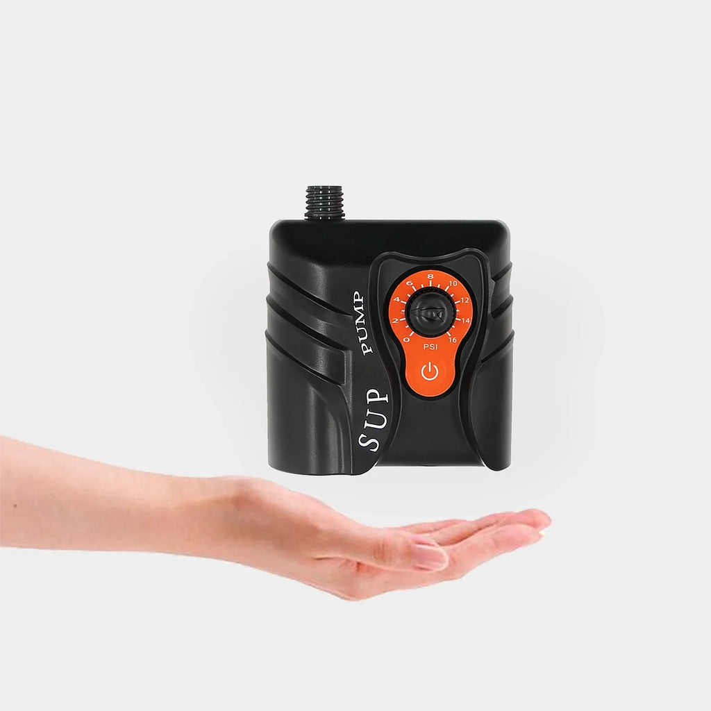 Reliable 16 PSI Electric Air Pump with 6 Nozzles for Inflatables and Boats at ammoon
