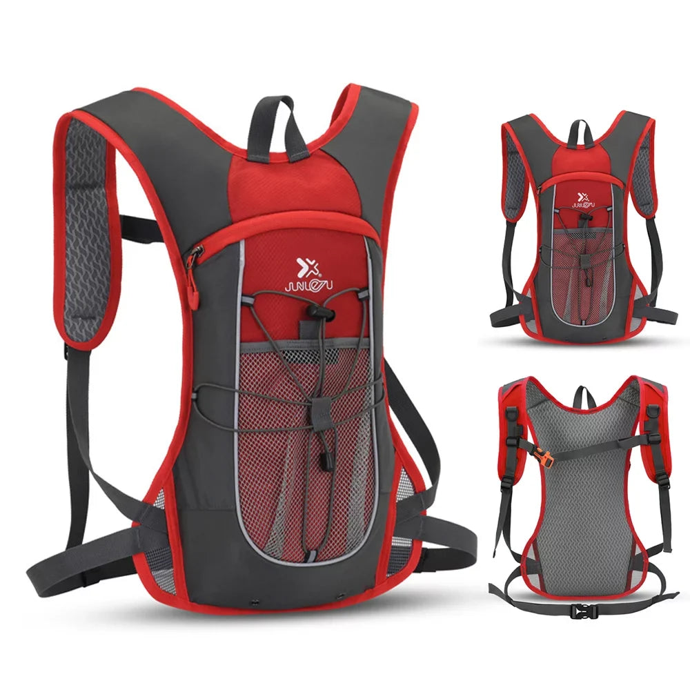 JUNLETU Lightweight Cycling Backpack Fluid Outdoor Sport Hydration Backpack Shoulder Bag for Biking Hiking Run
