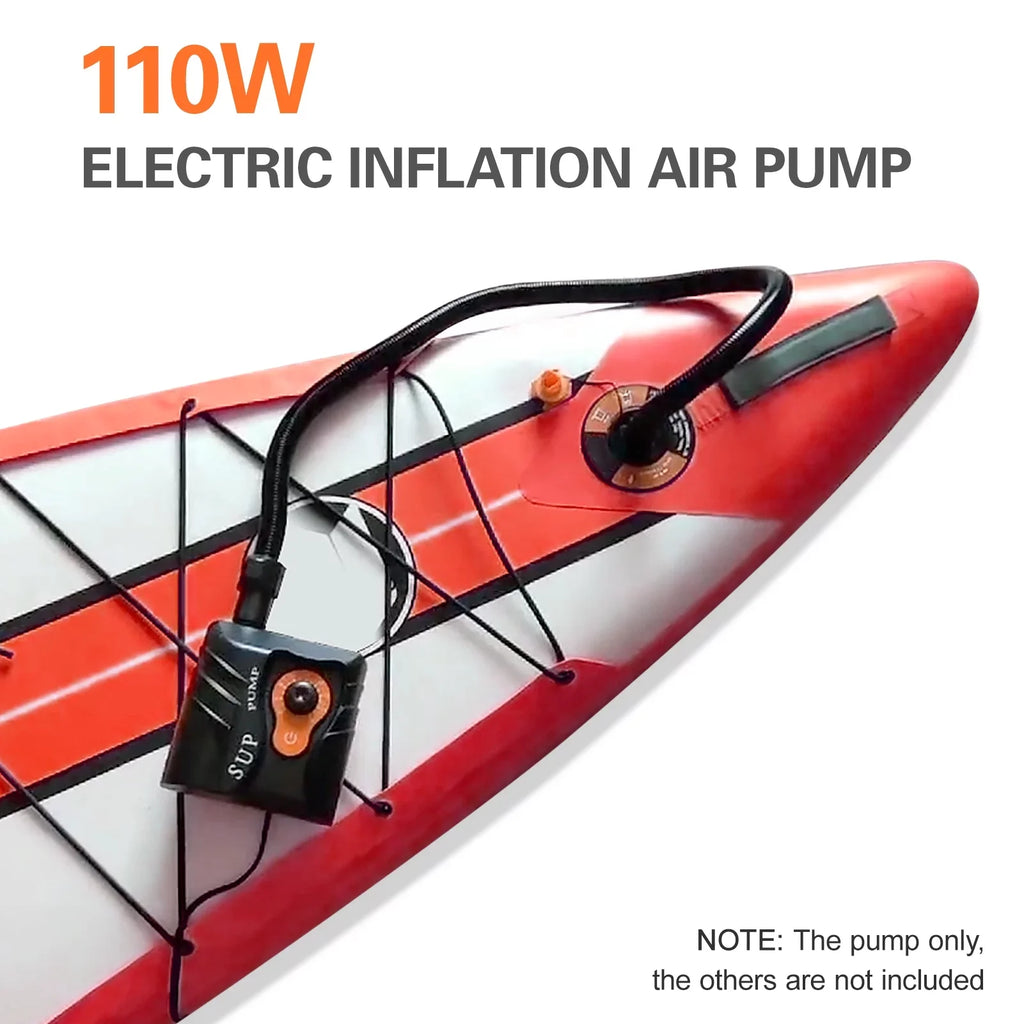Reliable 16 PSI Electric Air Pump with 6 Nozzles for Inflatables and Boats at ammoon