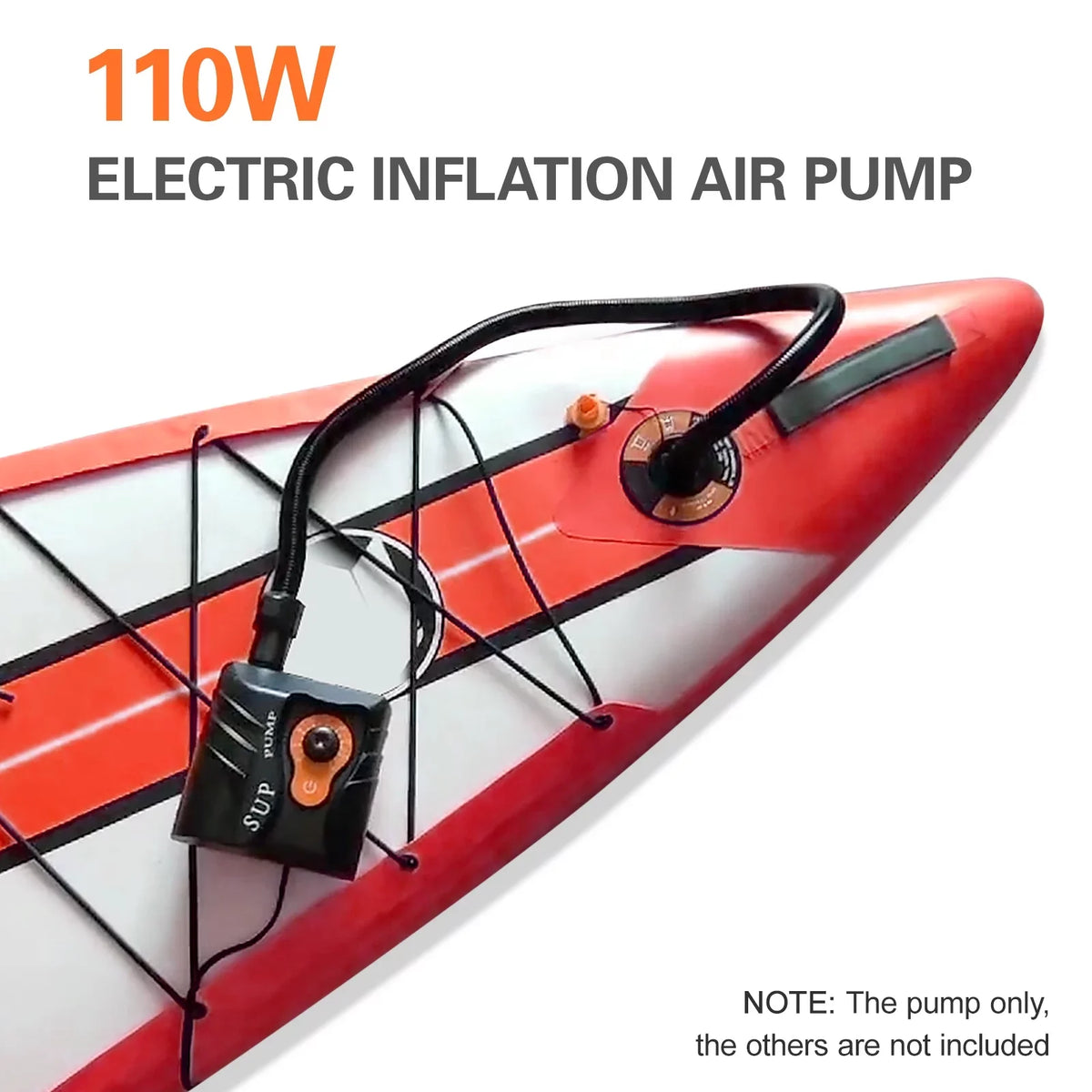 Reliable 16 PSI Electric Air Pump with 6 Nozzles for Inflatables and Boats at ammoon