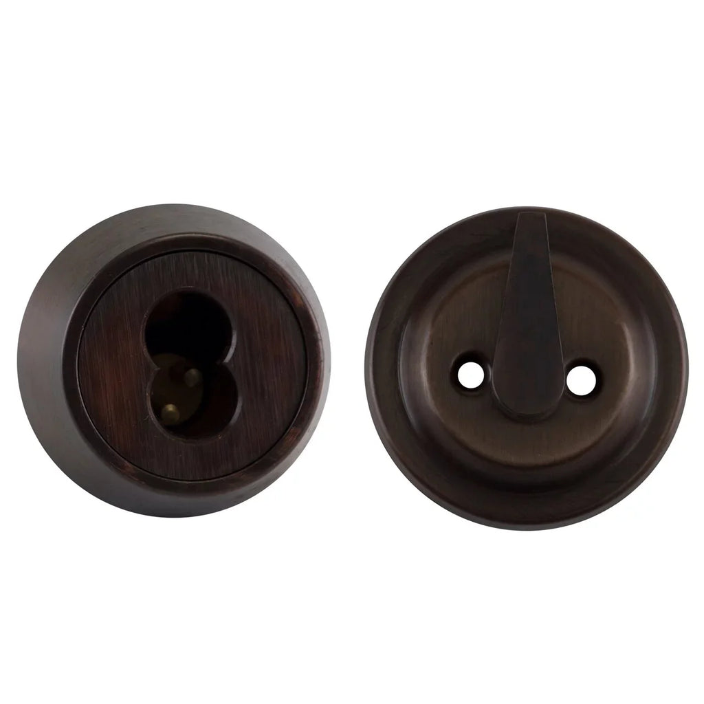 Stanley Best 2.75 in. 8T Series Backset 7 Pin Single Cylinder Deadbolt Standard Strike Less Core, Oil Rubbed Bronze