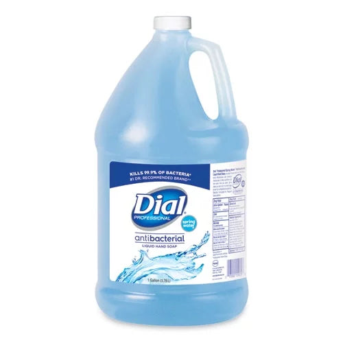 Antibacterial Liquid Hand Soap, Spring Fluid 1 Gal | Bundle of 5